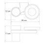 Berkel K-6826 Держатель стакана и мыльницы Berkel K-6826 Держатель стакана и мыльницы