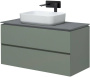 Тумба под раковину Allen Brau Infinity 100 1.21003.CGM олива матовый
