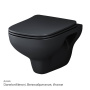 C85A1700MBSC X-Joy S Унитаз подвесной FlashClean с сиденьем микролифт, черн мат C85A1700MBSC X-Joy S Унитаз подвесной FlashClean с сиденьем микролифт, черн мат