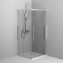 W84G-403-9090-МТ Душевое ограждение Func Square Slide 90х90, мат Хром, прозрачное