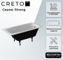Ванна чугунная Creto Strong 180x80 см 25-1180 Ванна чугунная Creto Strong 180x80 см 25-1180