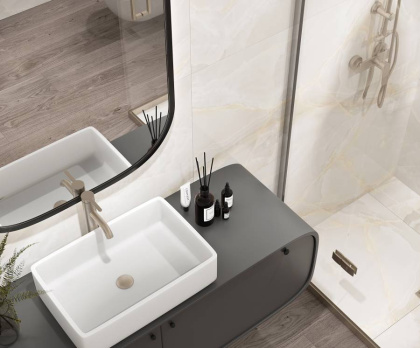 Керамогранит 14 Stubay onyx  crema (120смх60смх9мм) (2шт_1,44м2), м2