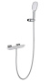 Смеситель Timo Helmi 4024/00-16Y для ванны с душем, белый-хром