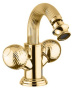 OLIMP-BS2-03/24-M Смеситель на биде с донным клапаном, золото