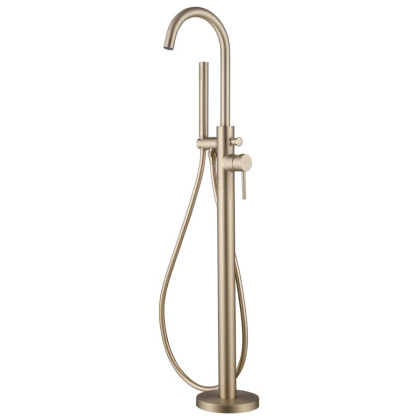 Смеситель для ванны Abber Wasser Kreis AF8115G золото матовое