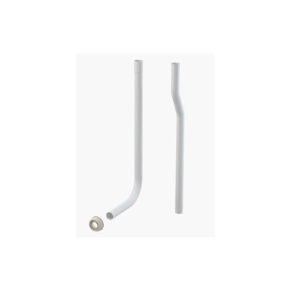 Водосливная труба DN32, состоящая из двух частей + прокладка гофрированная