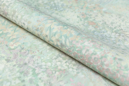 Обои KM7509 Апрель мотив-2, зеленый Виниловые (1,06м*10,05м), шт