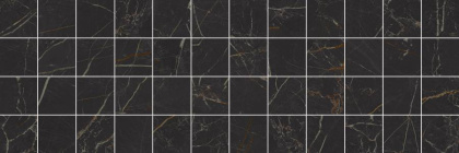 Декор MM60074 Royal мозаичный чёрный 20х60,шт