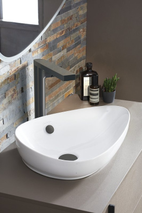 Раковина Jacob Delafon Nouvelle Vague EVI102-00 накладная 56х40х18 см, шт