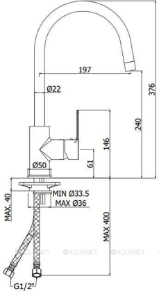 Смеситель для кухни Paffoni Red RED180CR