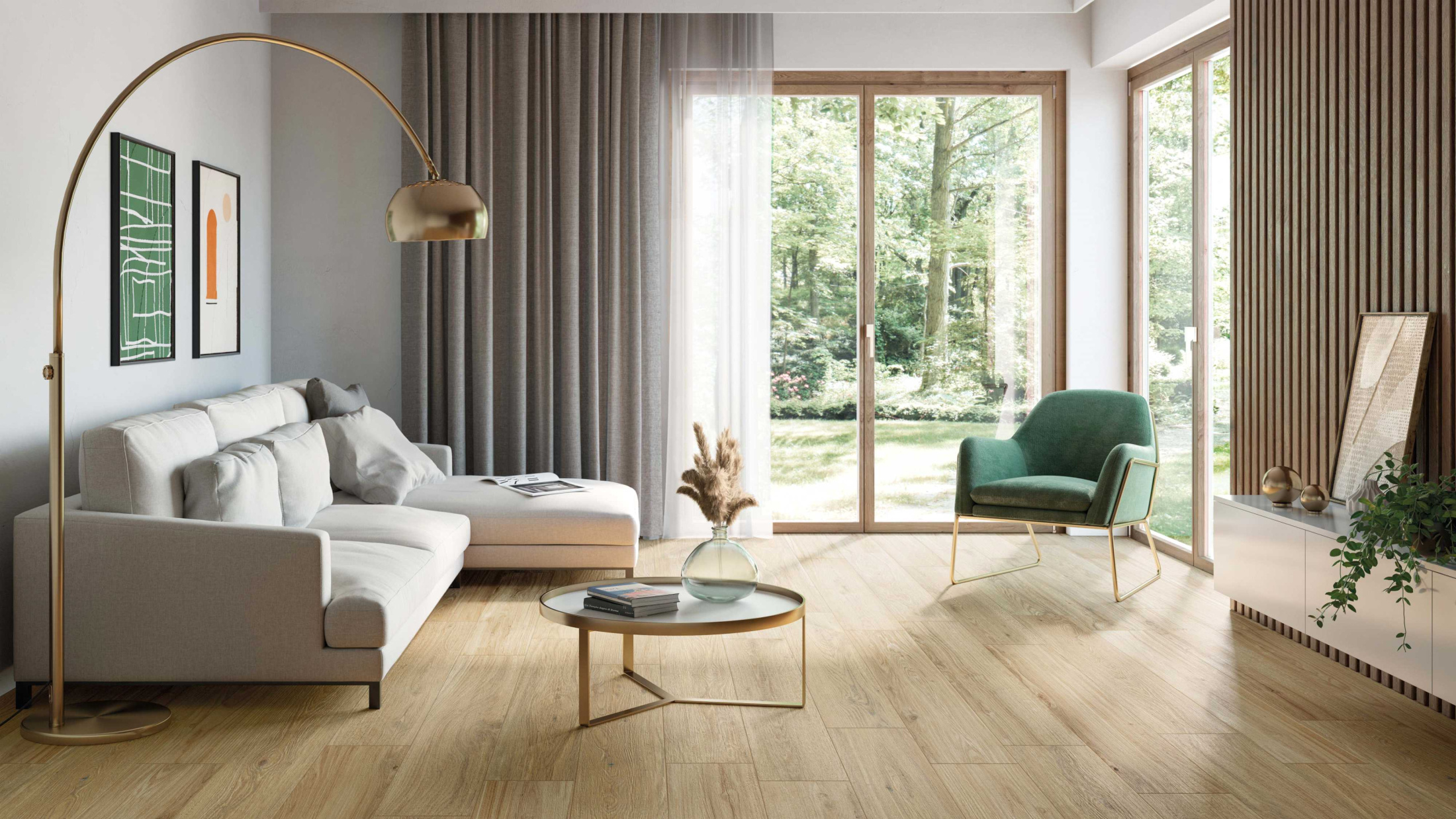 Керамогранит 610010001981 Merano нат (22,5см*90см*9мм) (7шт/1,417м2) Натуральный