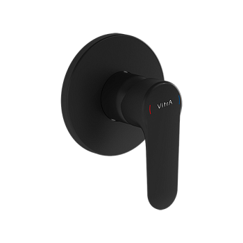 Встроенный смеситель Root Round для душа, матовый черный