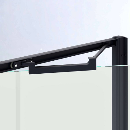 Душевая дверь 100*195 RGW SV-05-B Чёрный/Black Smart Line/8 мм (Easy)