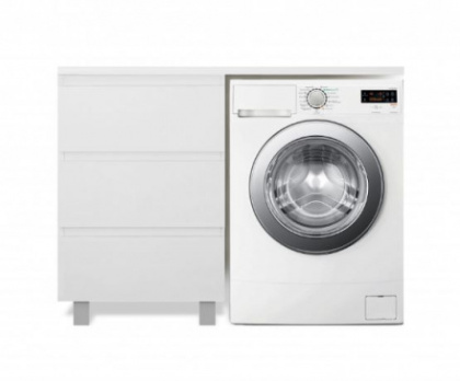 Комплект мебели Dallas Luxe 1100х482 левосторонний напольный 3 ящика (ШхГхВ) 448х476х860