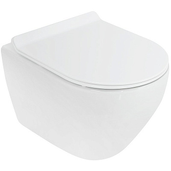 STYLUS Чаша подвесного унитаза безободкового, CZR-513-TH-R STYLUS Чаша подвесного унитаза безободкового, CZR-513-TH-R