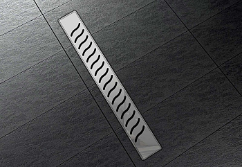 Душевой лоток SAY ALMIRA JASMIN 605.80.P.BUK, 80 см, хром