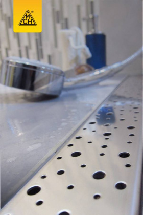 Душевой лоток 55 см Creto Points CRE-550 PH с решеткой, хром