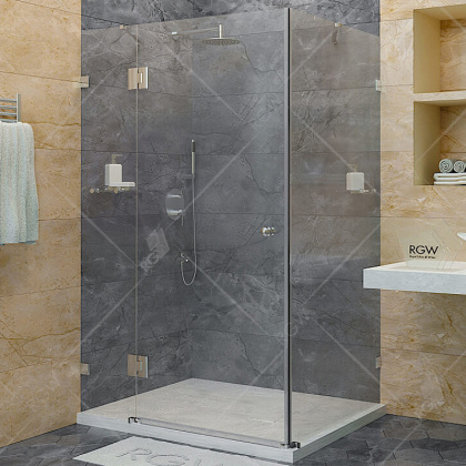 Душевой уголок RGW Hotel HO-044 120х90 350604492-11 петли Хром стекло прозрачное