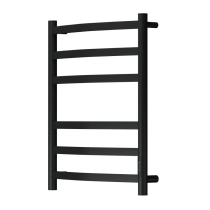 Полотенцесушитель электрический Point Антея PN17856B П6 500x600, диммер справа, черный Полотенцесушитель электрический Point Антея PN17856B П6 500x600, диммер справа, черный