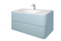 M30FHX1002BG Sensation, База под раковину, подвесная, 100 см, ящики, светло-голубой, глянцевая, шт