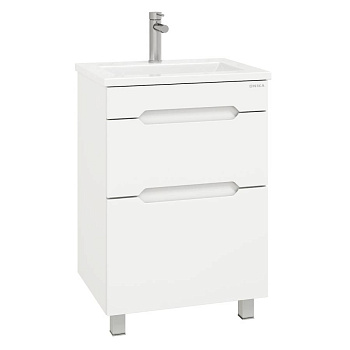 Тумба Onika Айленд 60 напольная, белая (ум. Элина 60)