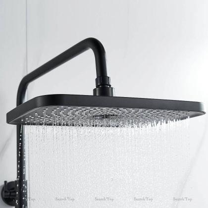 Душевая система Shevanik, латунь S9101H черный