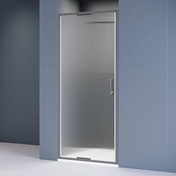 Душевая дверь  80*195 RGW SV-05-Gr Серый/Ribbed/8 мм (Easy)