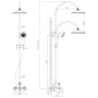 Смеситель Lemark Duetto LM5762C для ванны и душа Смеситель Lemark Duetto LM5762C для ванны и душа