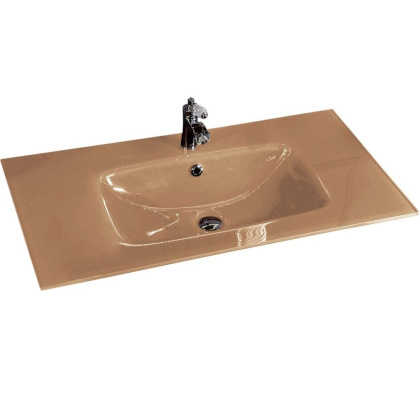 Столешница стекло 140*46см моноблок CAPPUCINO Столешница стекло 140*46см моноблок CAPPUCINO