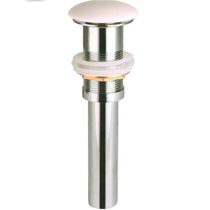 Донный клапан без перелива с керамической накладкой с системой "Click-Clack"