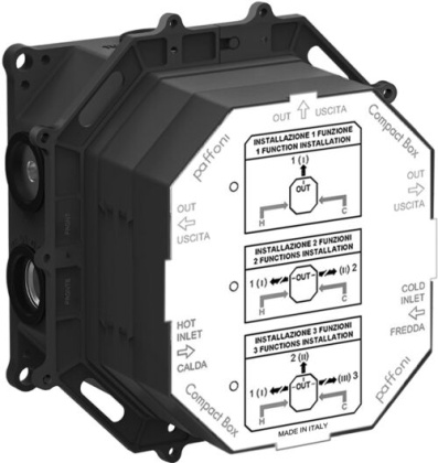 Скрытая монтажная часть для смесителя Paffoni Compact Box CPBOX001 Скрытая монтажная часть для смесителя Paffoni Compact Box CPBOX001