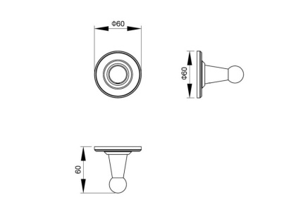 Вешалка Timo Nelson 150011/00 chrome Вешалка Timo Nelson 150011/00 chrome