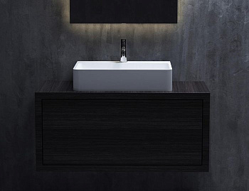 Раковина Salini OTTAVIA 1103201MRH S-Stone покраска по RAL снаружи, накладная, матовая