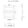 Полотенцесушитель Лотос эл ТЭН 3 80*50 (ЛЦ28)