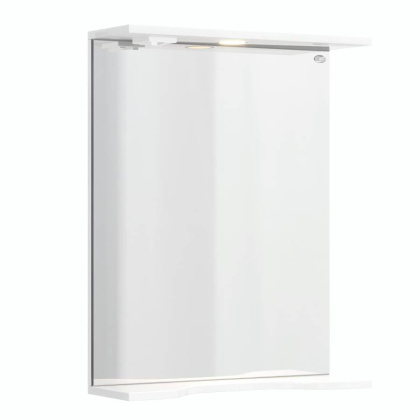 Зеркало Onika Коралл 50 белое, с подсветкой