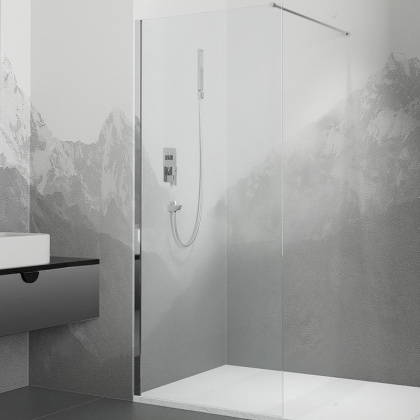 Душевая перегородка RGW Walk In WA-002 120 35100212-11 профиль Хром стекло прозрачное