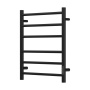 Полотенцесушитель электрический Point Аврора PN10856B П6 500x600 диммер справа, черный