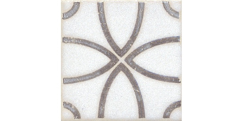 Вставка Амальфи орнамент коричневый  9,8x9,8x0,7 Вставка Амальфи орнамент коричневый  9,8x9,8x0,7