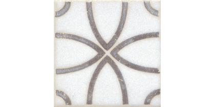 Вставка Амальфи орнамент коричневый  9,8x9,8x0,7 Вставка Амальфи орнамент коричневый  9,8x9,8x0,7