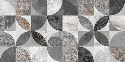 Плитка настенная 34085 Focus серый узор 25*50 (12шт/1,5м2),м2