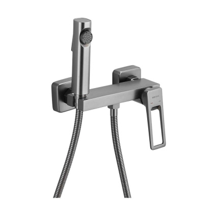 Гигиенический душ Shevanik S6805T-1ЛатуньОружейная сталь