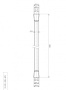 CZR-FMD-120-01 Гибкий шланг PVC, длина 1,2 м, хром CZR-FMD-120-01 Гибкий шланг PVC, длина 1,2 м, хром