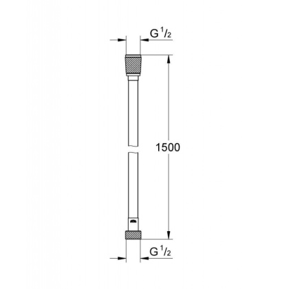Душевой шланг Grohe Silverflex 28364000 хром Душевой шланг Grohe Silverflex 28364000 хром