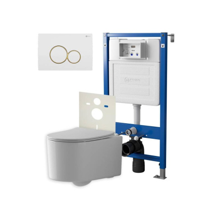 Сет: Система инсталляции Point Элемент для подвесного унитаза PN45120 + Клавиша смыва для инсталляции Point Виктория, белая/золото, PN44061WG + Унитаз подвесной Point Веста безободковый, белый, сиденье дюропласт, микролифт, быстросъем. PN41701 Сет: Система инсталляции Point Элемент для подвесного унитаза PN45120 + Клавиша смыва для инсталляции Point Виктория, белая/золото, PN44061WG + Унитаз подвесной Point Веста безободковый, белый, сиденье дюропласт, микролифт, быстросъем. PN41701