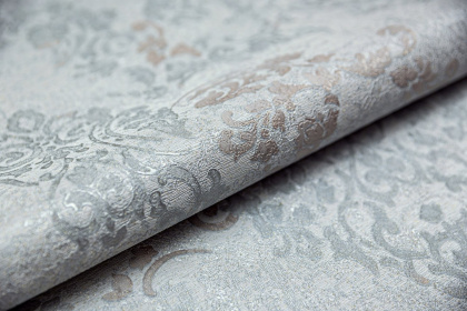 Обои виниловые Флора мотив, голубой