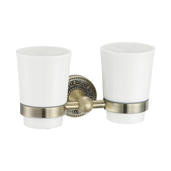 2 стакана с держателем, RG1022Q Rose, Бронза