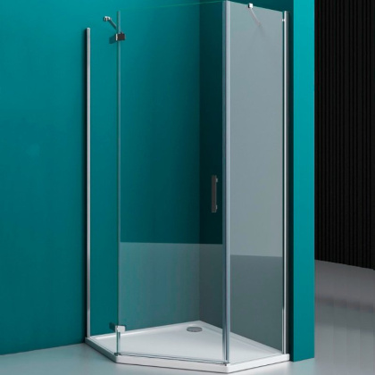 Душевой уголок BelBagno KRAFT-P-1-80-C-Cr-L