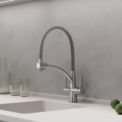 Смеситель для кухни SANCOS Eri с возможностью подключения фильтра, цвет хром, арт. SC4001CH