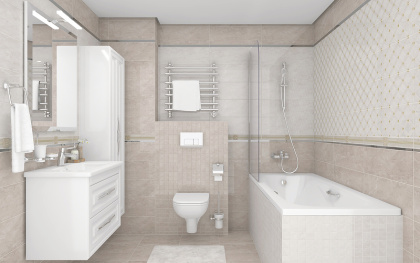 Декор AD\A483\60044 Royal белый 20*60,шт Декор AD\A483\60044 Royal белый 20*60,шт