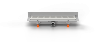 Душевой лоток 35 см Creto Walkway CRE-350 WN-P с решеткой, хром